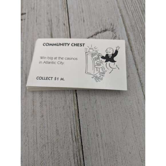 Monopoly Electronic Banking 2007 Replacement Chance Community Chest Cards - Picture 2 of 5